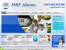 Tablet Screenshot of mrpalarms.com